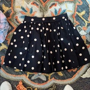 WORN ONCE Kate Spade Polka Dot Skirt